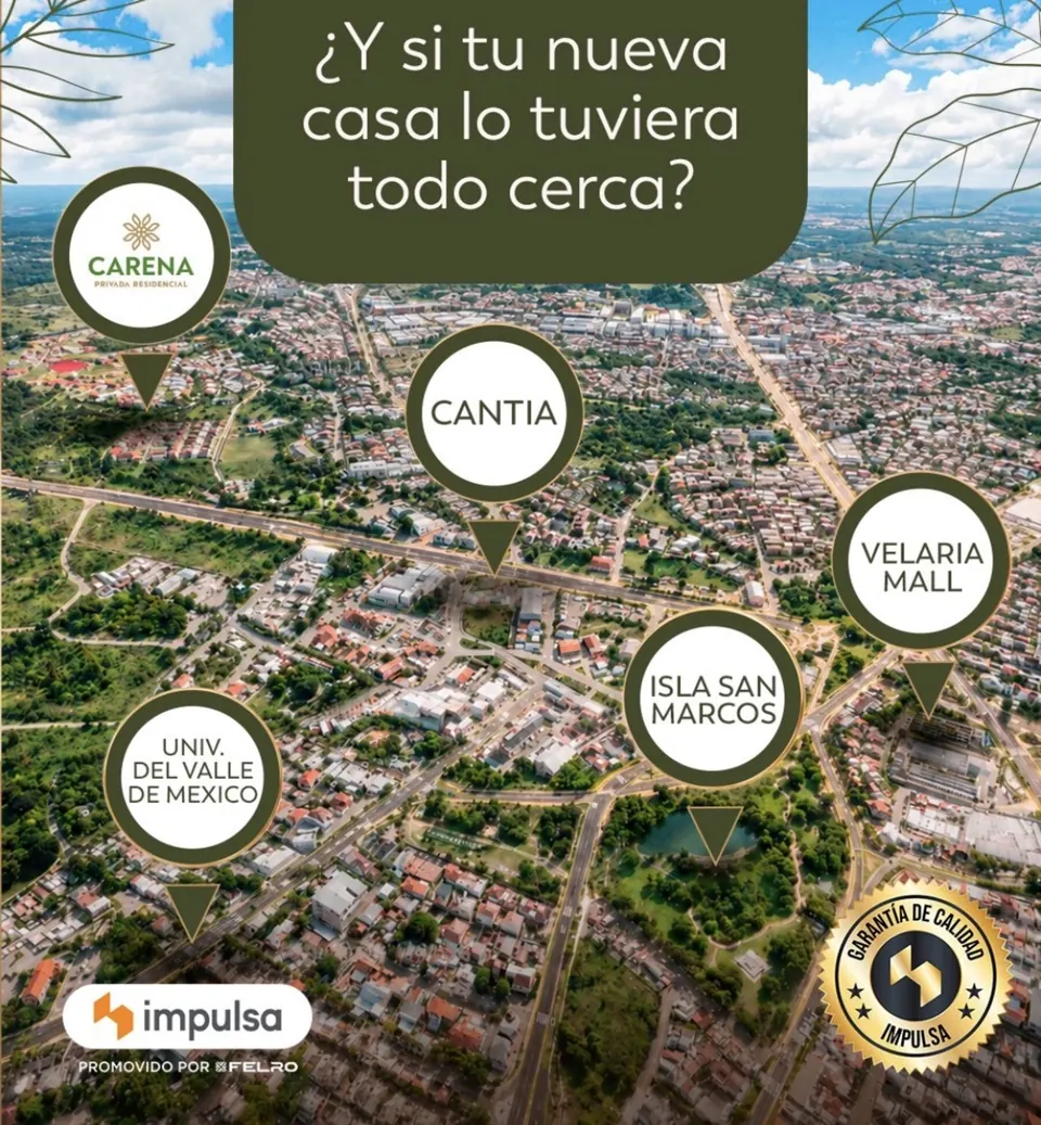 Puntos cercanos a Carena Residencial
